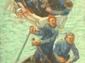 Fisherfolk and boats
