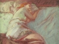 Nude in bed